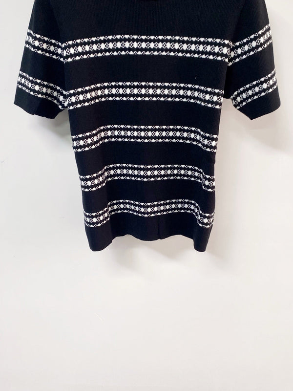 LV Short-Sleeve T-Shirt Black in Wool 215551