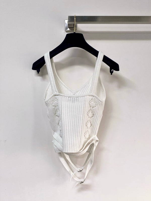 Chanel Bella Camisole White in Cotton 248374