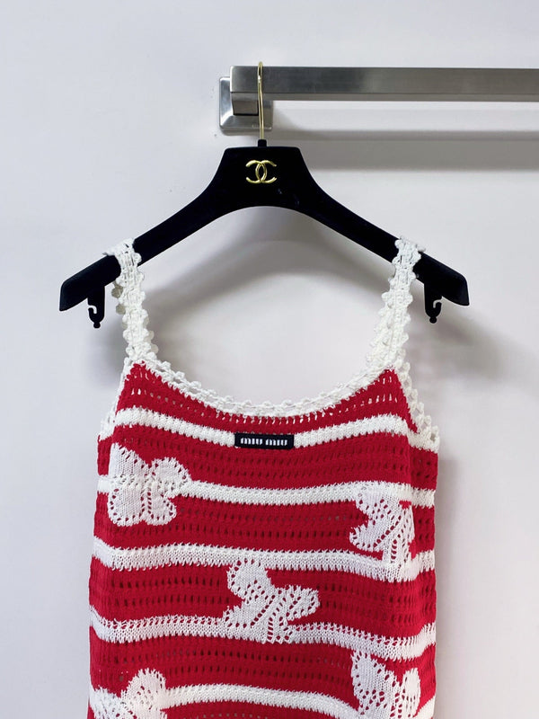 Miu Miu Camisole Red in Wool 252214
