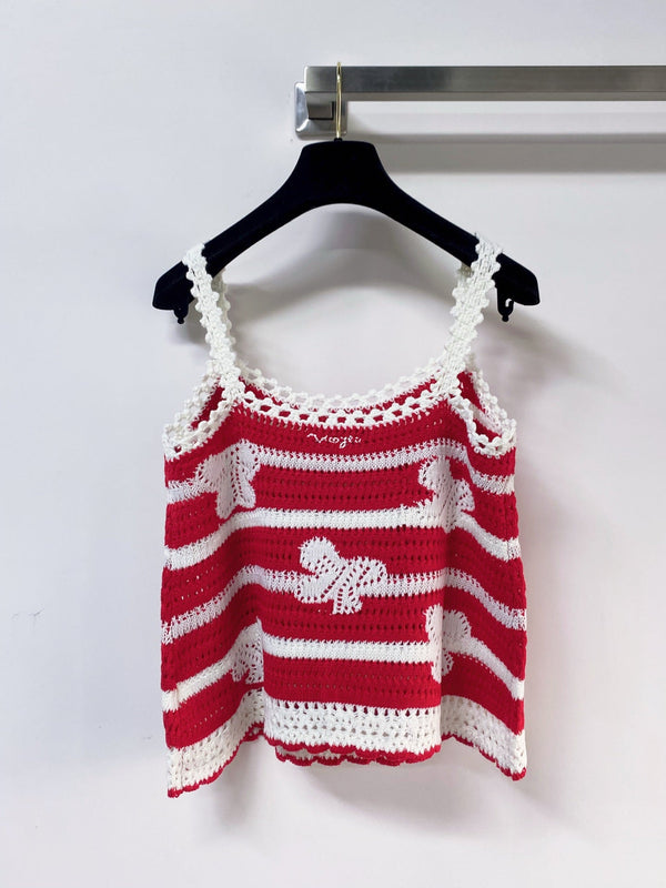 Miu Miu Camisole Red in Wool 252214