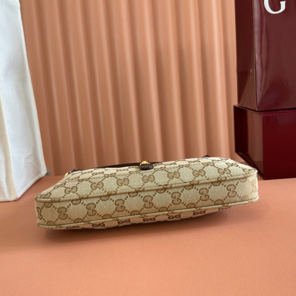 Gucci 26 Jackie 27cm Brown in Canvas 284984