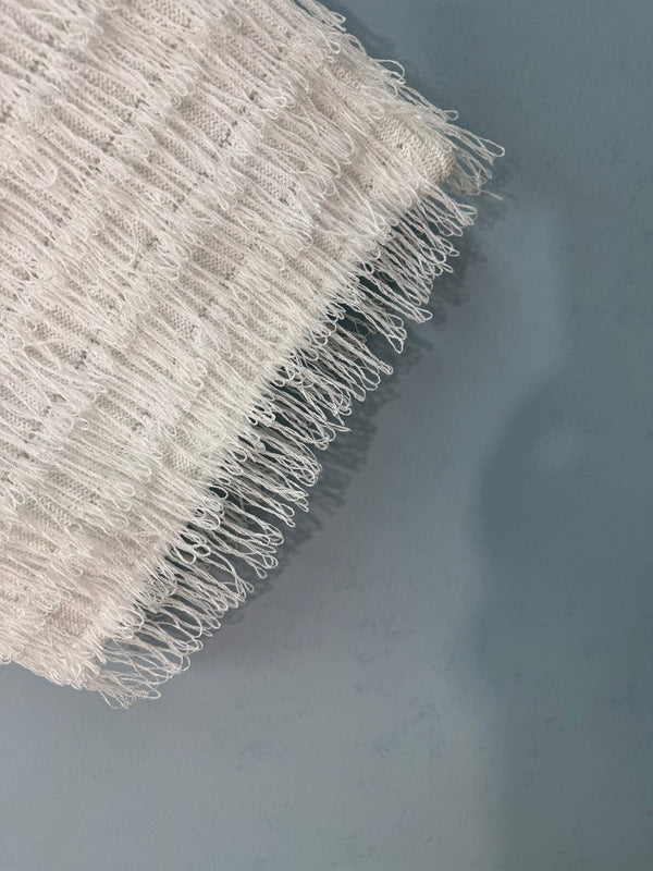 Chanel Vest White in Nitrile Cotton 282527