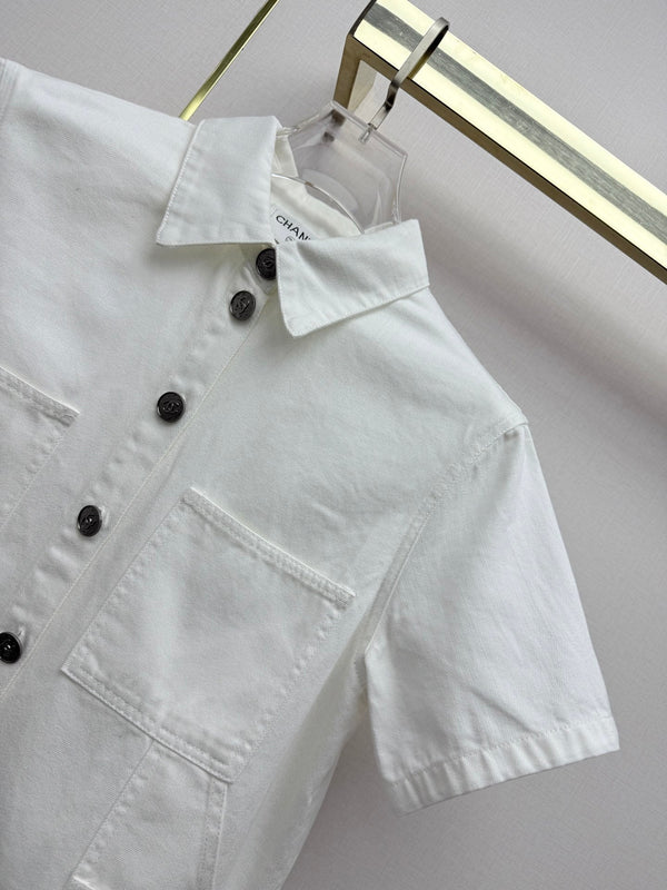 Chanel 26 Shirt White in Cotton 367724