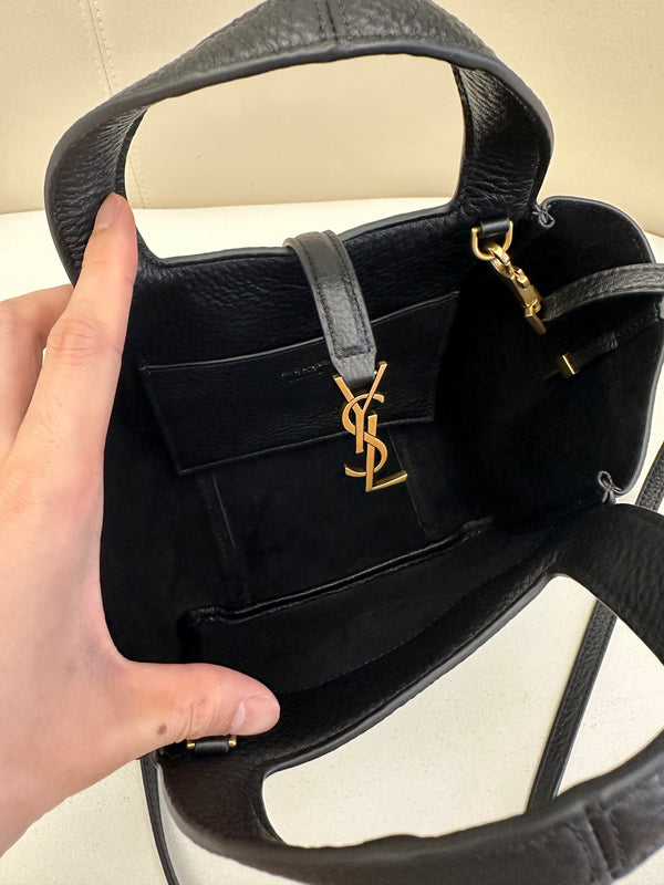 LE 5 À 7 Baby Bea 18 Black in Leather