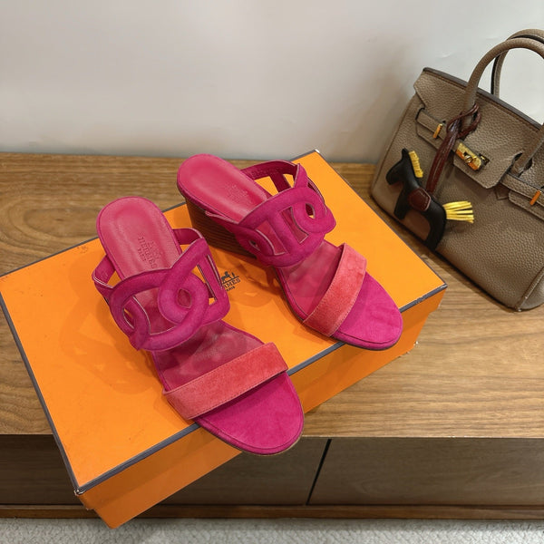 HM Sandal 60 Pink in Suede 743973