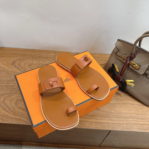 HM July Sandal Brown in Cowhide 744060