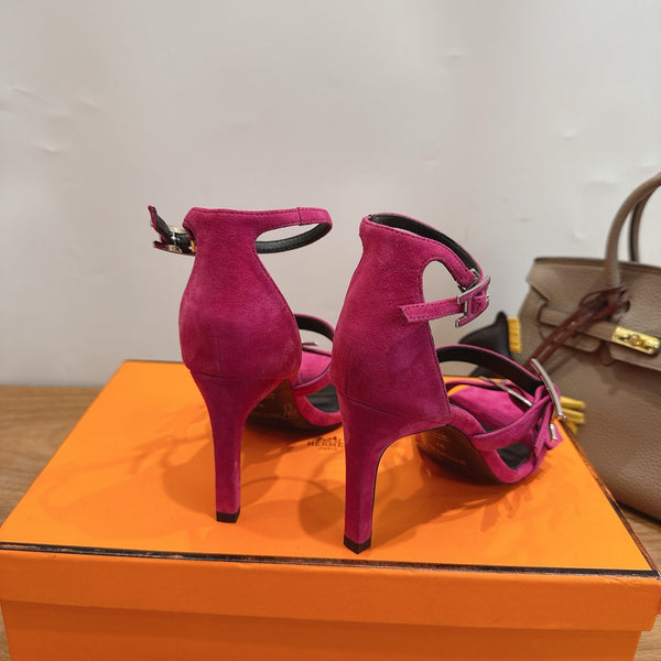HM Liv Sandal 10.5 Pink in Deerskin 744076
