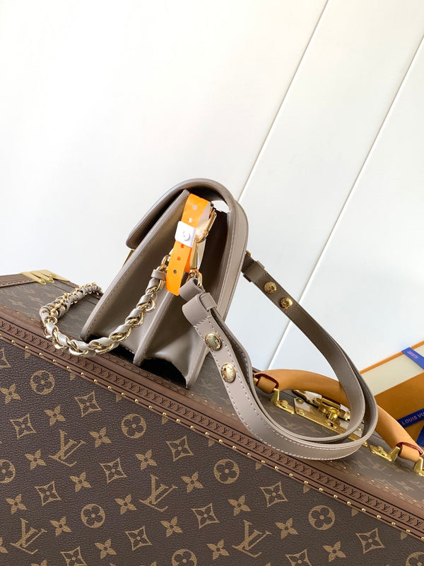 LV Dauphine Bag Taupe in Cowhide 286676