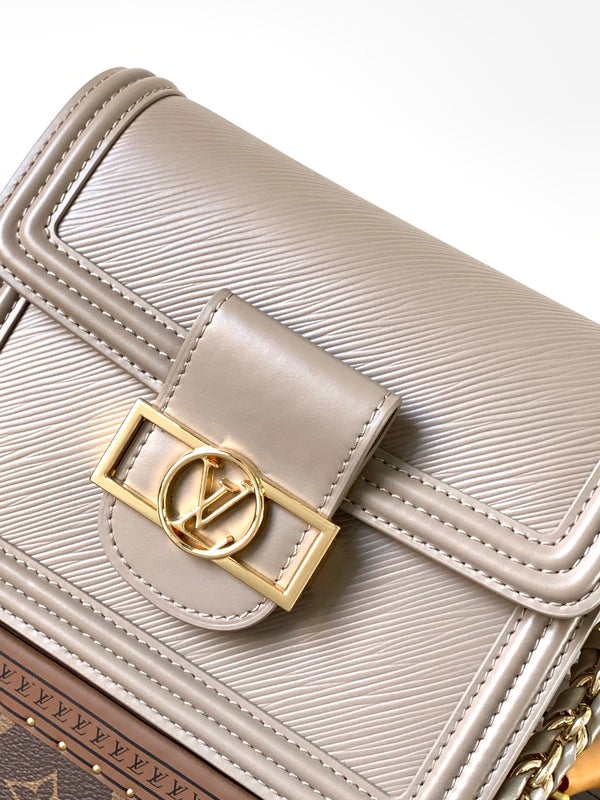 LV Dauphine Bag Taupe in Cowhide 286676