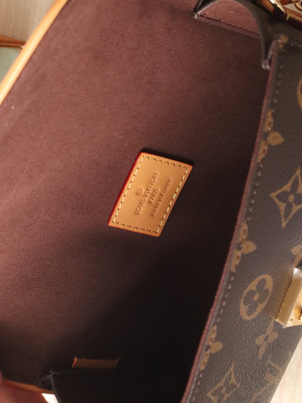 LV Pochette Camille Bag 20.5cm Brown in Monogram Canvas 248029