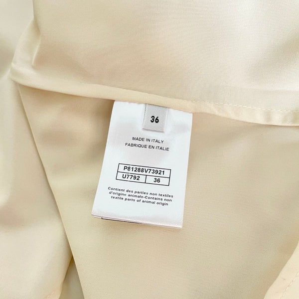 CC 2026 Long-Sleeved Shirt Light Yellow Soie Silk 300784