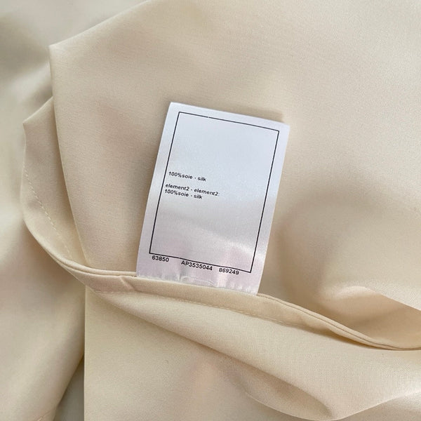 CC 2026 Long-Sleeved Shirt Light Yellow Soie Silk 300784