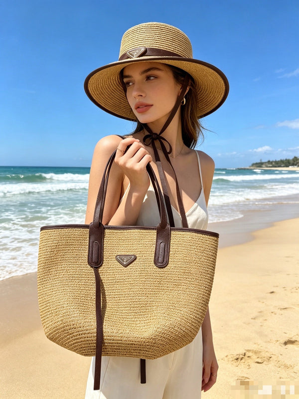 Prad Tote Bag & Hat Set Plant Grass 209735