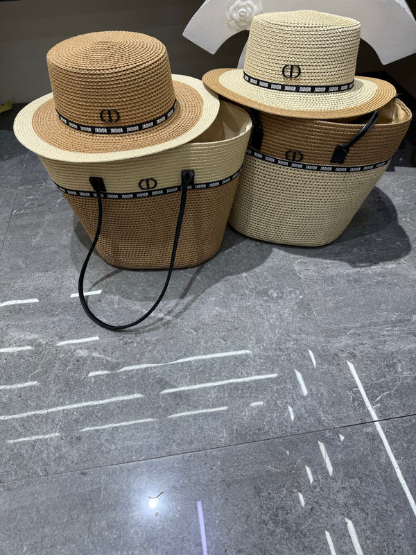 CD Tote Bag & Hat Set Plant Grass 209739