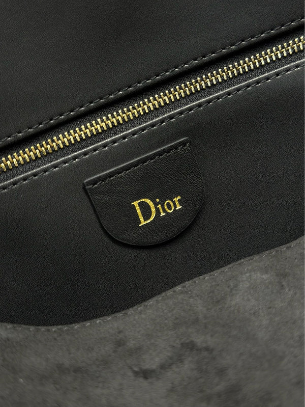 CD 2026 Bag Black 39cm Suede Leather 288377