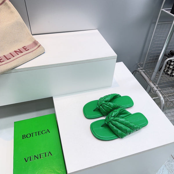 BV 26ss Thong Flip-Flops Green Leather 842948