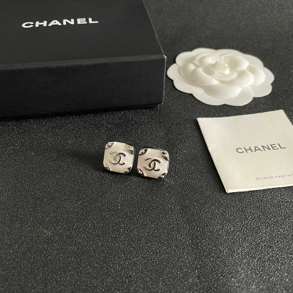 CC Square Stud Earrings 659639