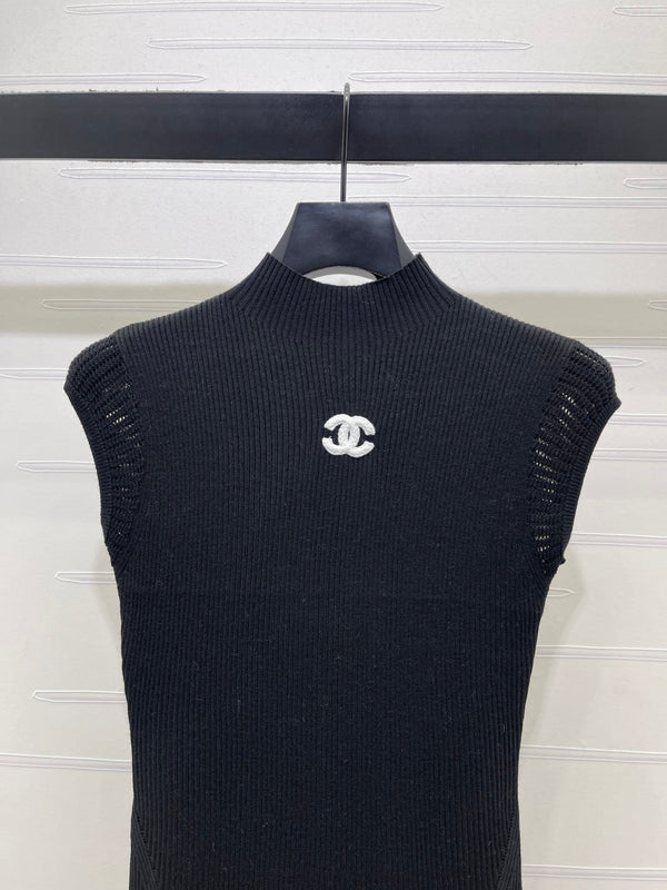 CC Ribbed Knit Tank Top Wool 406422
