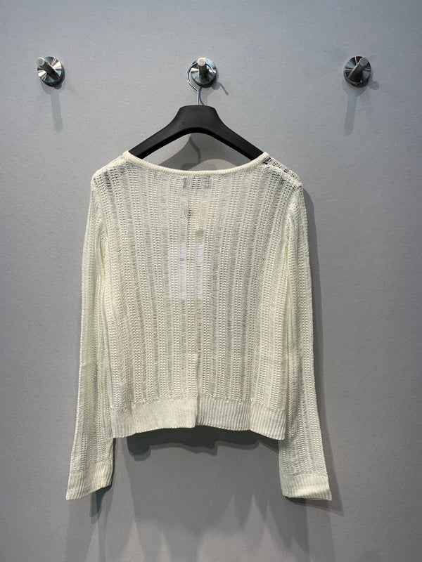 Chanel 26SS Cropped Cardigan Knit Wool 416572