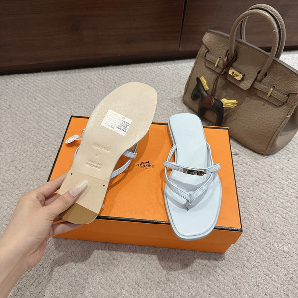 HM Miss Sandal Light Blue in Calfskin 959969
