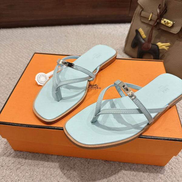 HM Miss Sandal Blue in Calfskin 959967