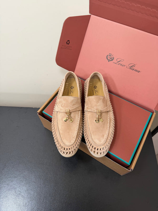 LP Summer Charms Walk Loafers Beige Suede 984725