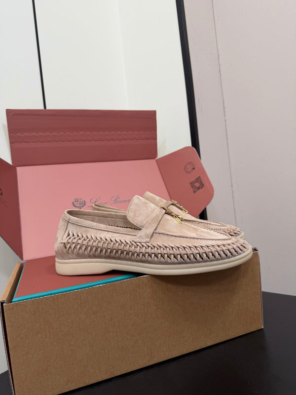 LP Summer Charms Walk Loafers Beige Suede 984725