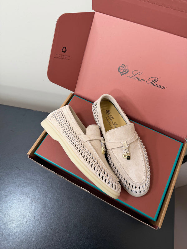 LP Summer Charms Walk Loafers Cream Suede 984722