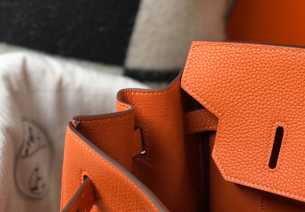 HM BIRKIN 35CM BAG ORANGE TOGO GOLD HARDWARE