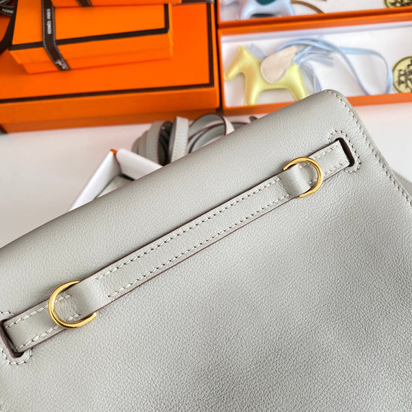 Kelly Danse II 22cm Light Grey Evercolor Leather Ghw