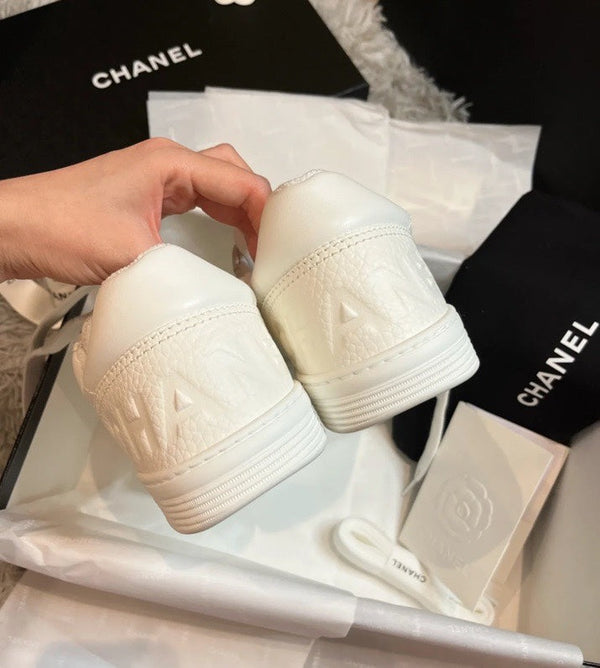 CC 22A Sneaker White Calfskin & Rubber 413920