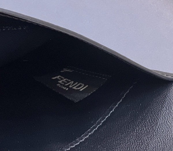 PEEKABOO ISEEU 27 IN BLACK SMOOTH CALFSKIN WITH WOVEN TRIM GOLD HARDWARE