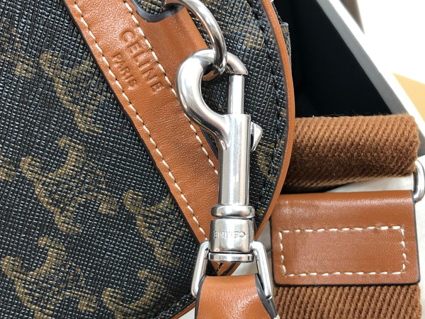 CYLINDRICAL 22 BAG BLACK PATTERN COWHIDE