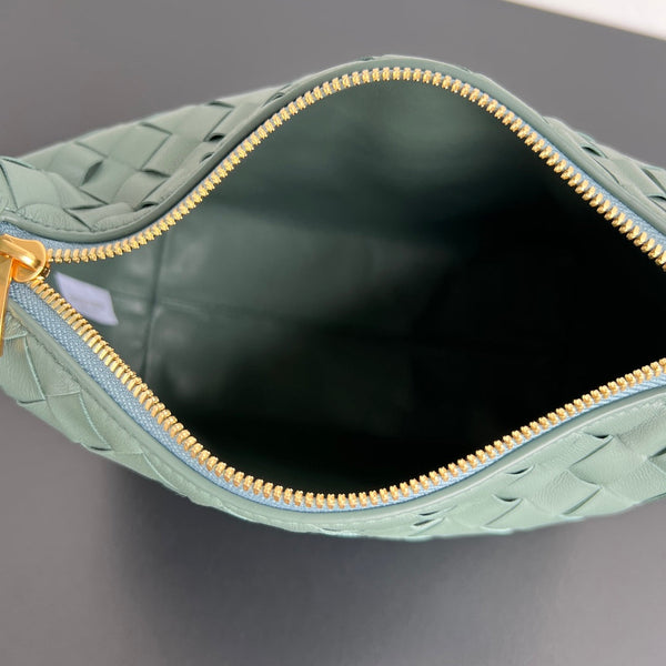 WALLACE 22 BAG BLUE GREEN CALFSKIN