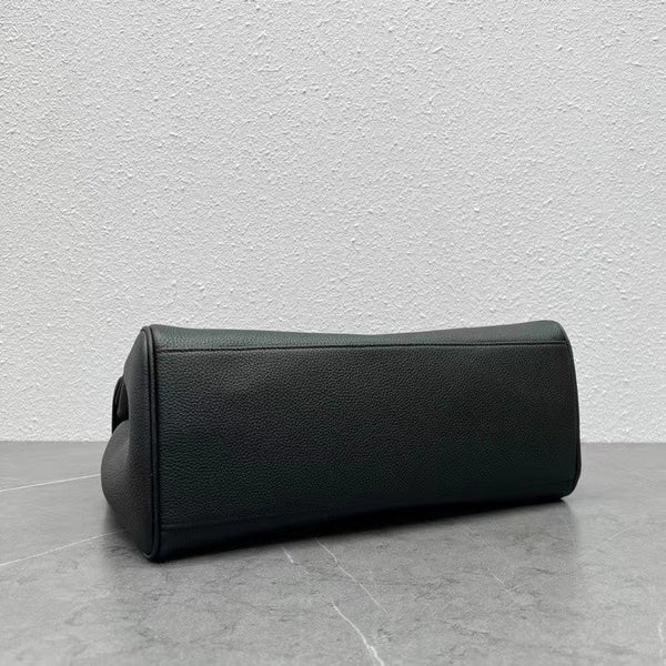 Celine Soft 16 Bag Black Grained Calfskin