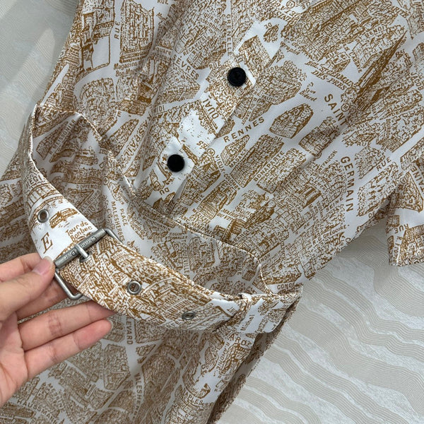 CD Dress Light Brown Silk