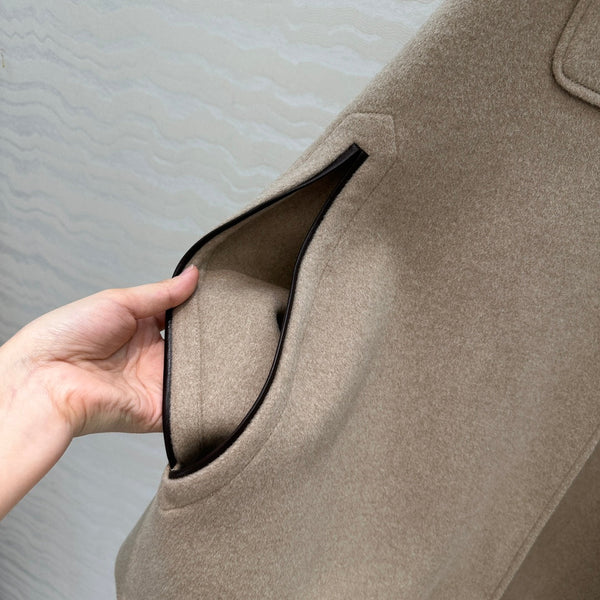 LP 25 Gilda Cape Light Beige Cashmere Wool 314023