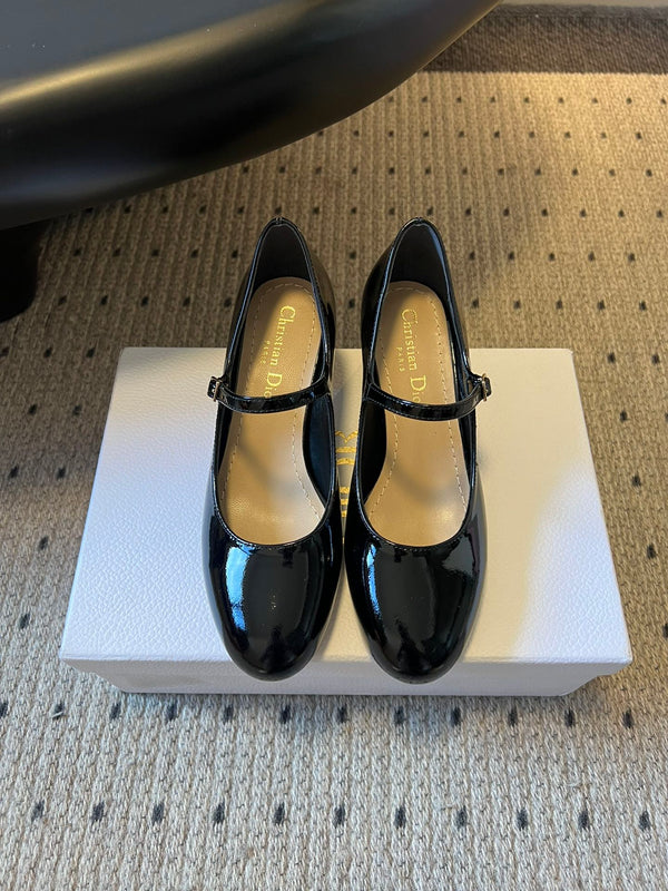 CD 25s D-Art Pumps 55mm Black Patent Leather