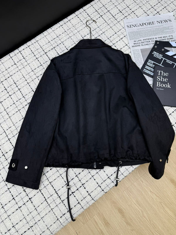 CD 26S Sheepskin Velvet Drawstring Jacket 428125