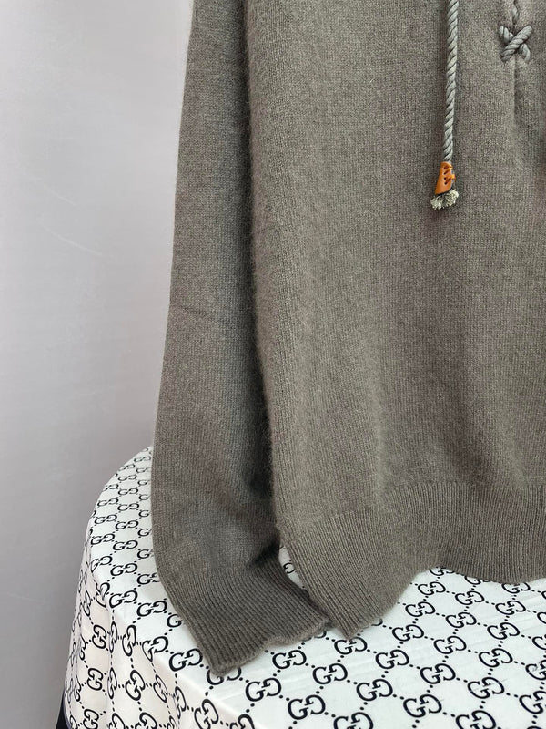 Chanel 2025 Knit Sweater Dark Gray Cashmere