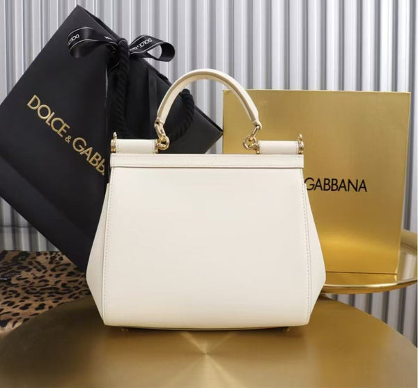DB Sicily Bag White Dauphine Calfskin
