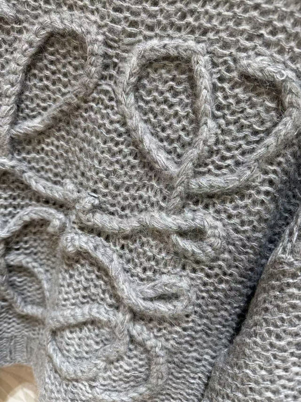 Loewe Anagram open-knit sweater