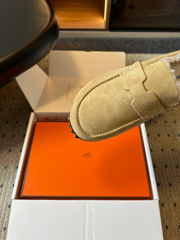 HM 26S Destin Loafers Beige Suede
