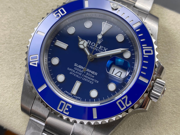 Rolex Submariner Date Blue Ceramic Blue Dial