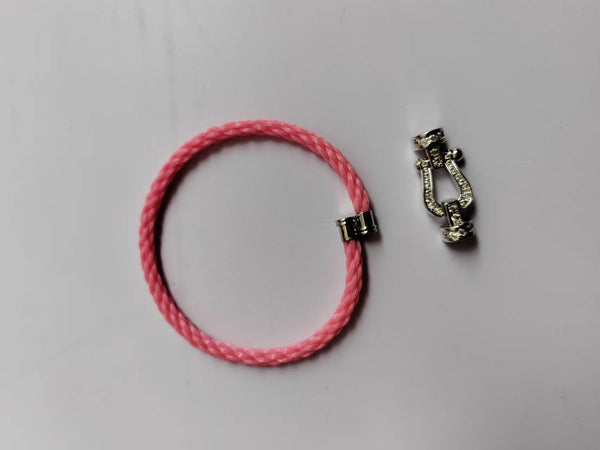 FORCE 10 FULL DIAMOND SILVER BRACELET