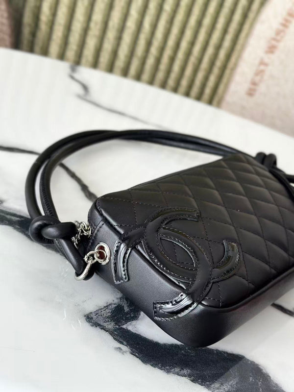 CC Cambon Ligne Pochette Black Quilted Calfskin