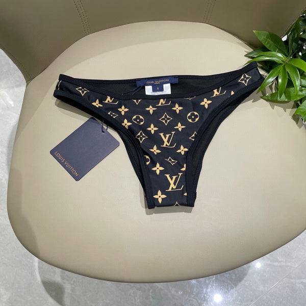 LV Bikini Black in Nylon