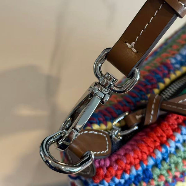 Miu Crochet Pouch Multicolor Cotton