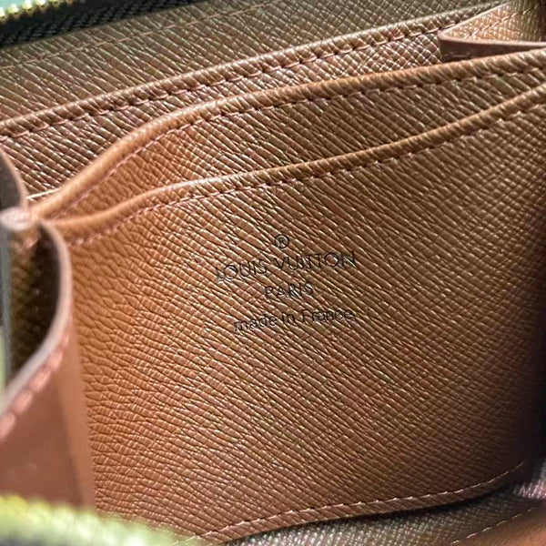 BLLV Zippy Coin Purse 11cm Brown Monogram Canvas