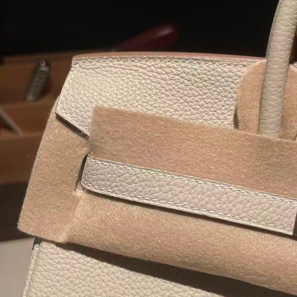 HM Birkin 25cm White Togo Leather Gold Hardware Best Version